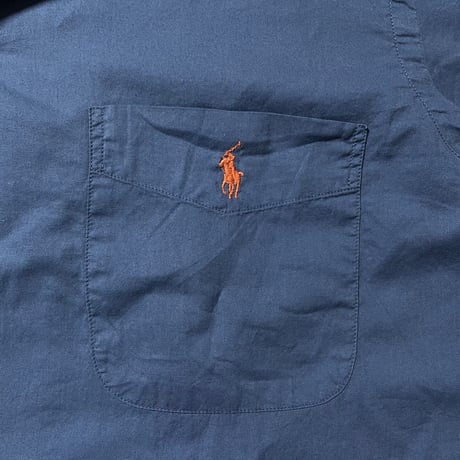POLO RALPHLAUREN　CUBAN SHIRT (BLUE)