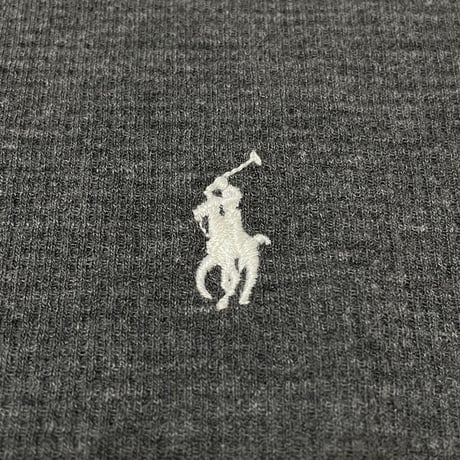 POLO RALPHLAUREN　THERMAL L/S Tee (CHARCOAL GREY)
