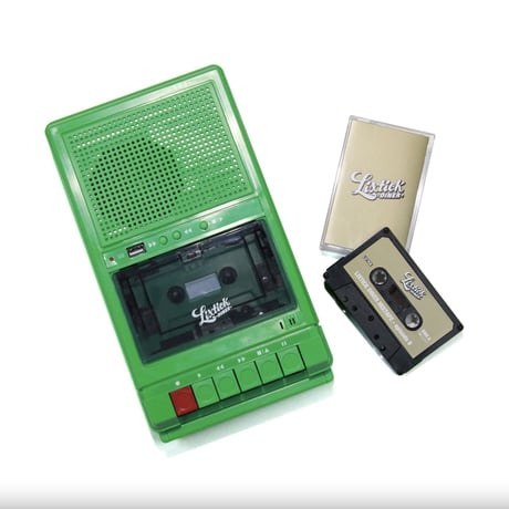 LIXTICK　PORTABLE CASSETTE PLAYER (TAPE SET)