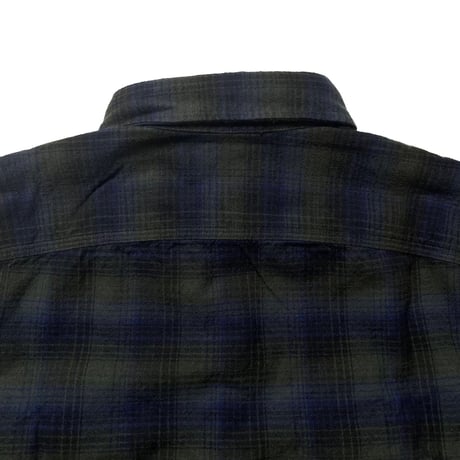 RRL RALPHLAUREN　"BLACK " FLANNEL SHIRT