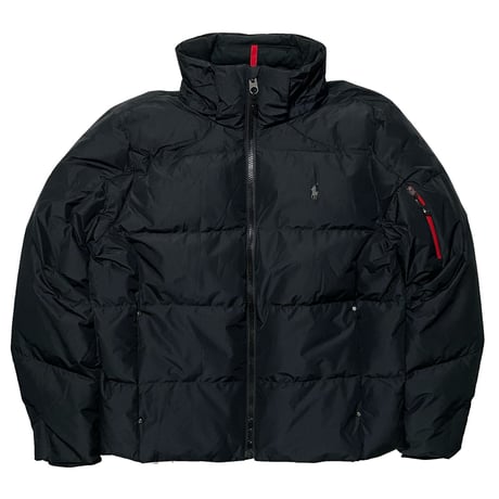 POLO RALPHLAUREN　"RIPSTOP" HOODED DOWNJACKET (BLACK)