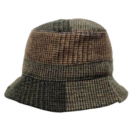 POLO RALPHLAUREN　"PATCH WORK" WOOL BUCKET HAT