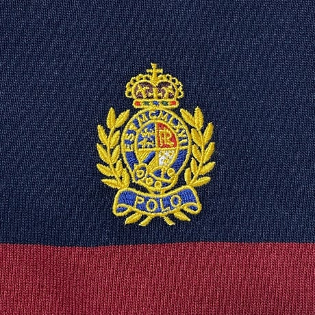 POLO RALPHLAUREN　"CREST LOGO" RUGBY SHIRT
