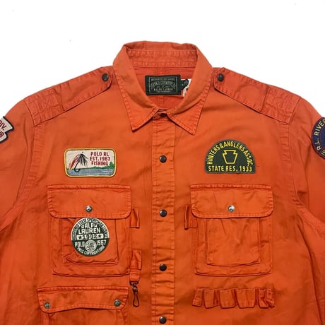 POLO COUNTRY RALPHLAUREN　"SPORTSMAN" FISHING UTILITY SHIRT