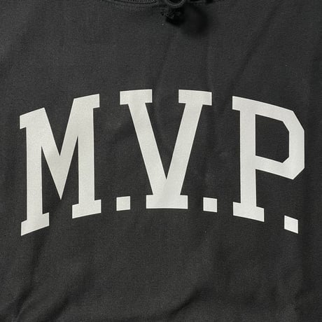 Champion/M.V.P.　"REFLECTOR COLLEGE "M.V.P." LOGO" HOODY (BLACK)