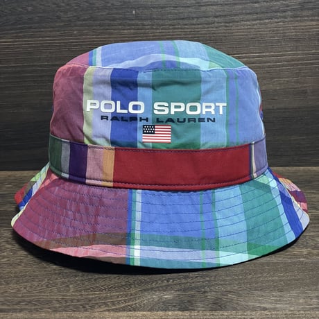 POLO SPORT RALPHLAUREN　"CHECKED" BUCKET HAT