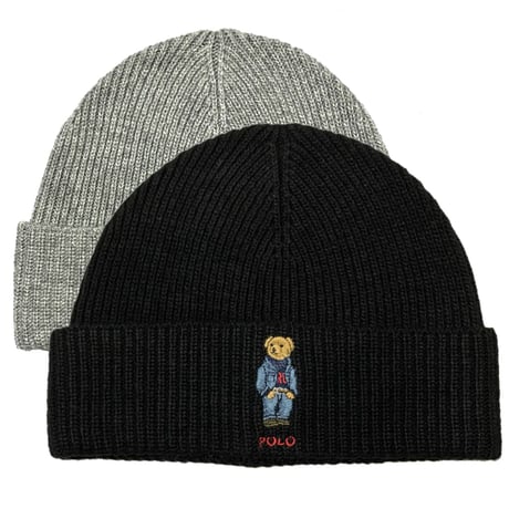 POLO RALPHLAUREN　"POLO BEAR" KNIT CAP