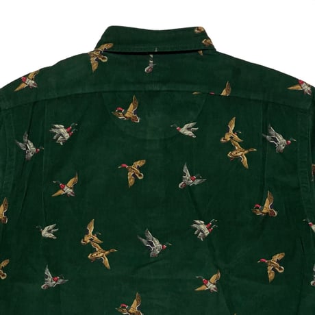 POLO RALPHLAUREN　"DUCK EMBROIDERY" CORDUROY SHIRT
