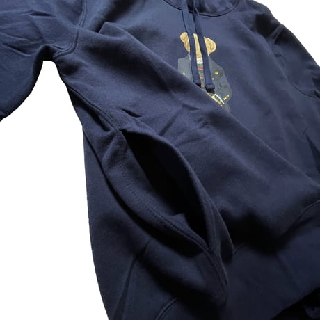 POLO RALPHLAUREN　"POLO BEAR" PULL OVER HOODIE (NAVY)