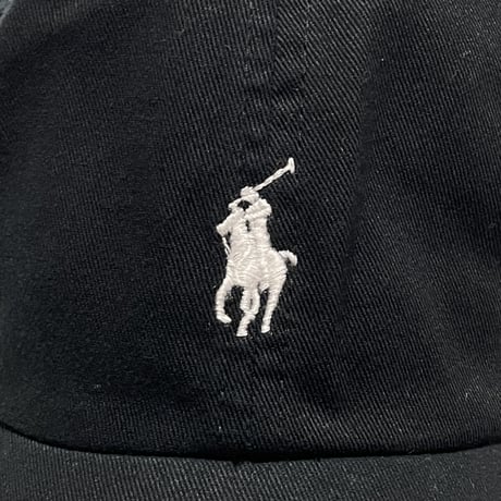 POLO RALPHLAUREN　CLASSIC BASEBALL CAP (BLACK)