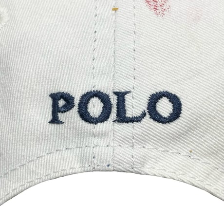 POLO RALPHLAUREN　"RL PAINT" BASEBALL CAP