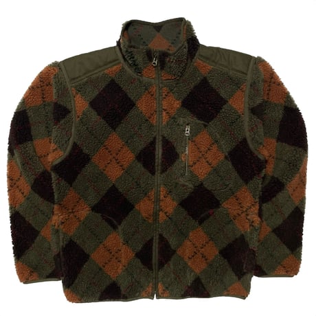 RRL RALPHLAUREN　"CHECKED" FLEECE JACKET