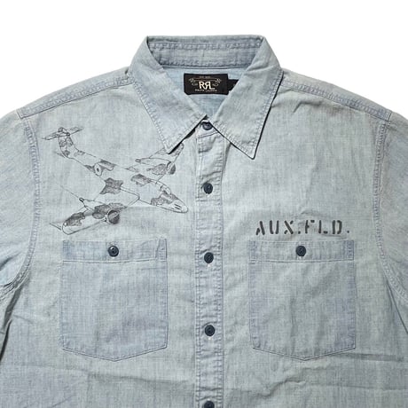 RRL RALPHLAUREN　"GRAPHIC" CHAMBRAY SHIRT