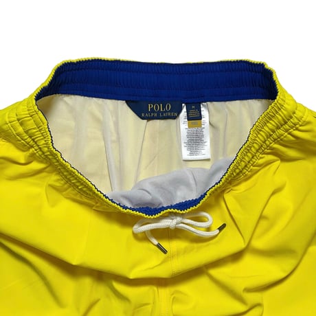 POLO RALPHLAUREN　 "INNER COLOR" SWIM SHORTS (YELLOW)