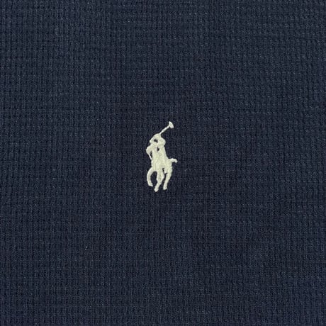 POLO RALPHLAUREN　THERMAL L/S Tee (NAVY)