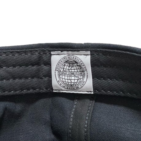 COOPERSTOWN BALL CAP　BASEBALL CAP (BLACK)