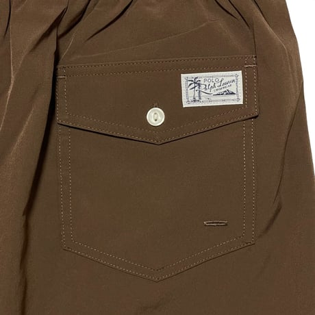 POLO RALPHLAUREN　 "INNER COLOR" SWIM SHORTS (BROWN)