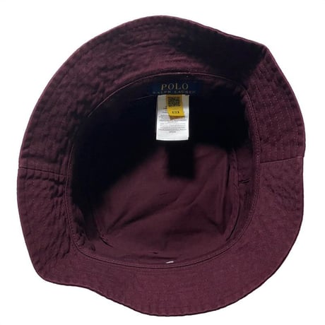 POLO RALPHLAUREN　"STRIPE BAND" BUCKET HAT