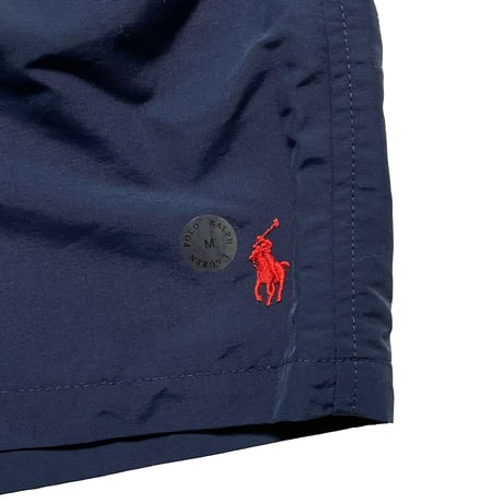 POLO RALPHLAUREN　"INNER POCKET" SWIM SHORTS (NAVY)