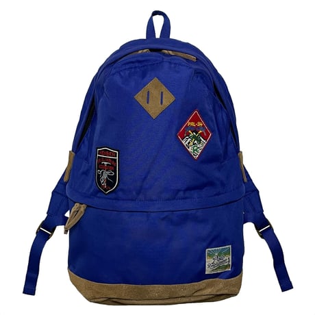 POLO RALPHLAUREN　 "SUEDE TRIM" RANGER BACKPACK (BLUE)