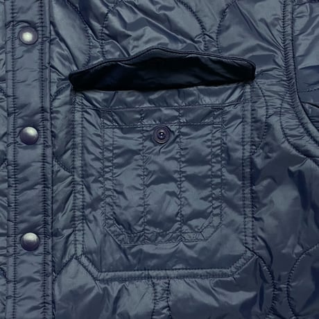 POLO RALPHLAUREN　"PADDED" QUILTING OVERSHIRT (NAVY)