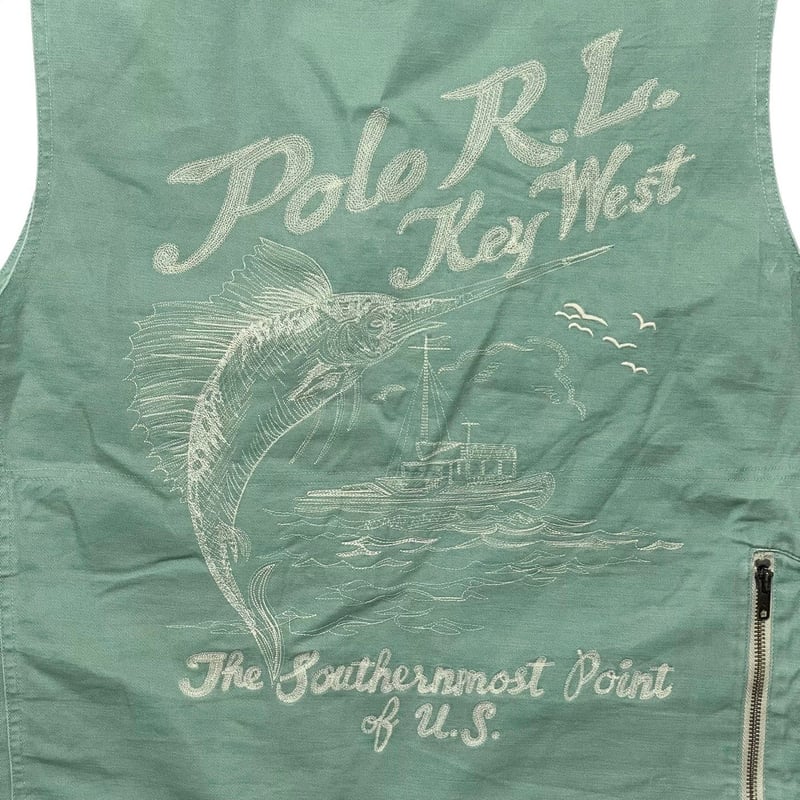 Polo by Ralph Lauren フィッシングベスト Lサイズ ラルフローレン ''POLO HI TECH'' フィッシングベスト ブルー