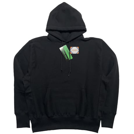 CAMBER　"CROSS KNIT" PULL-OVER HOODIE (BLACK)