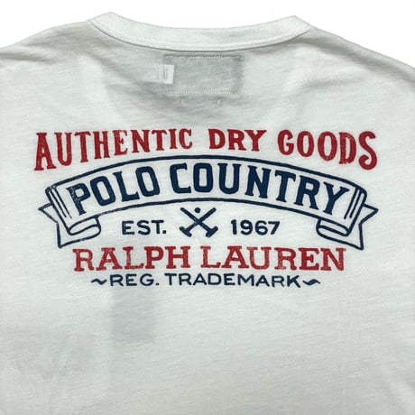 POLO COUNTRY RALPHLAUREN　"LOGO" POCKET L/S TEE