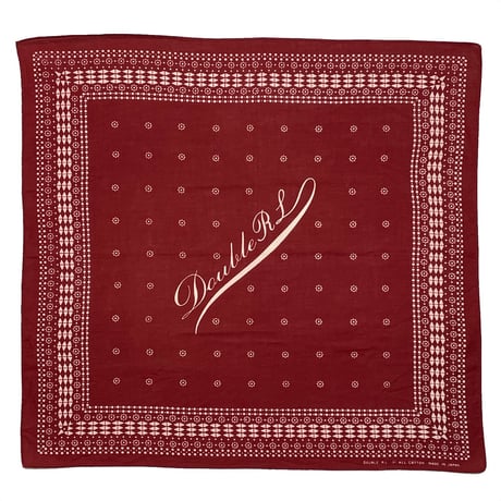 RRL RALPHLAUREN　"RRL LOGO" COTTON BANDANA