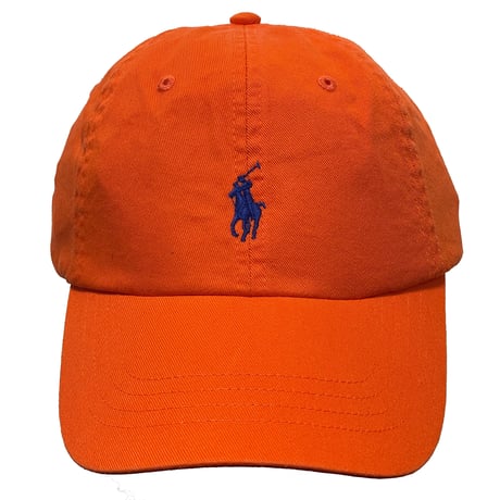 POLO RALPHLAUREN　"6-PANEL" BASEBALL CAP (ORANGE)