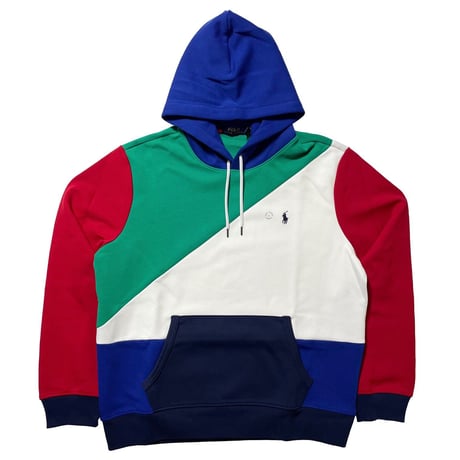 POLO RALPHLAUREN　"COLOUR BLOCKED" HOODIE