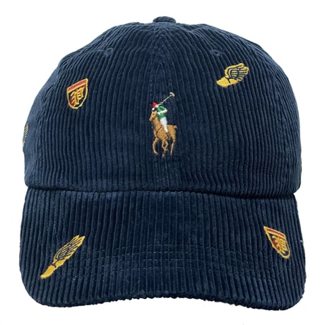 POLO RALPHLAUREN　"EMBROIDERED" CORDUROY CAP