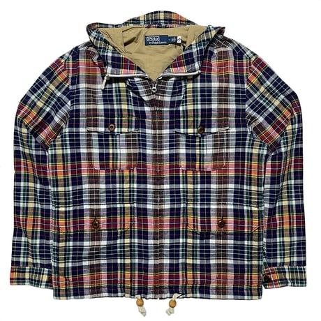 POLO RALPHLAUREN　"CHECKED" HOODIE JACKET