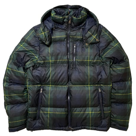 POLO RALPHLAUREN　"BLACK WATCH" DOWN JACKET