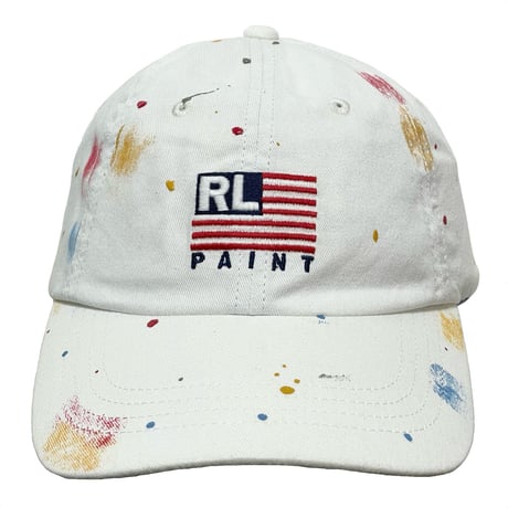 POLO RALPHLAUREN　"RL PAINT" BASEBALL CAP