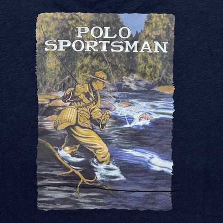 POLO COUNTRY RALPHLAUREN　 "POLO SPORTSMAN" L/S TEE (NAVY)