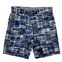 POLO RALPHLAUREN　"INDIAN MADRAS" PATCH WORK SHORT