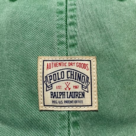 POLO RALPHLAUREN　"POLO CHINO"  LONG BILL CAP