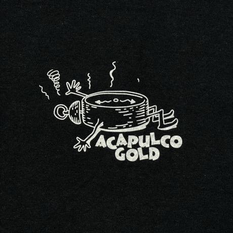 ACAPULCO GOLD　 "NO RUSH" S/S TEE (BLACK)