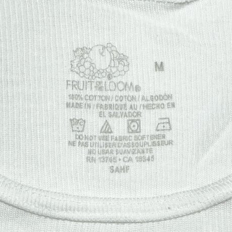 FRUIT OF THE LOOM　3 A-SHIRTS (WHITE)
