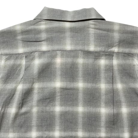 FIVE BROTHER　"GREY OMBRE" OPEN COLLAR SHIRT