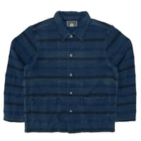 RRL RALPHLAUREN　"STRIPED" INDIGO WORK JACKET