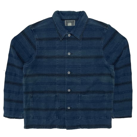 RRL RALPHLAUREN　"STRIPED" INDIGO WORK JACKET