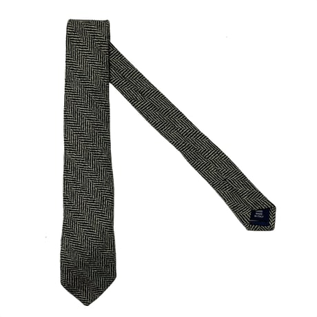 POLO RALPHLAUREN　 "HERRINGBONE" MELTON TIE (GREY)