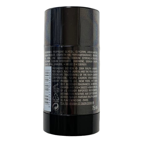 POLO RALPHLAUREN　"BLACK" DEODORANT STICK