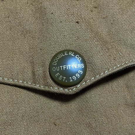 RRL RALPHLAUREN　"COROZO BUTTON" TWILL WORK SHIRT