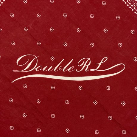RRL RALPHLAUREN　"RRL LOGO" COTTON BANDANA