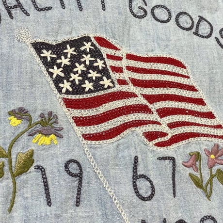 POLO RALPHLAUREN　"USA FLAG" CHAMBRAY SHIRT