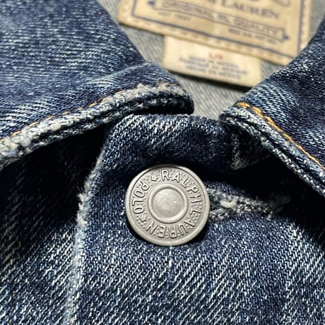 POLO RALPHLAUREN　"FADED DENIM" TRUKER JACKET