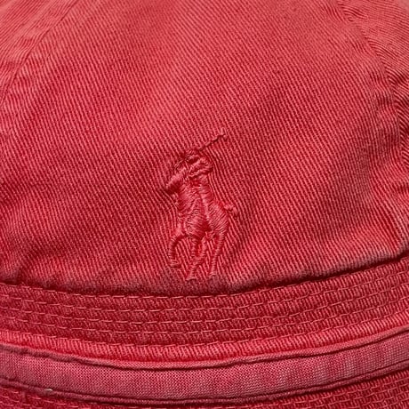 POLO RALPHLAUREN　"GARMENT DYE TWILL" BUCKET HAT